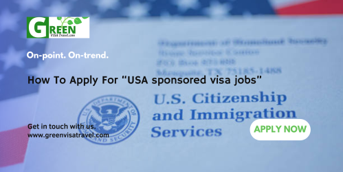 USA Sponsored Visa Jobs